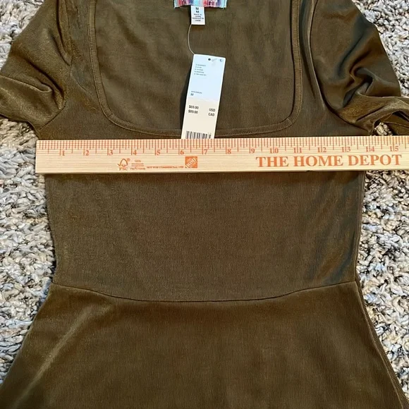 Urban outfitters Stefani mini olive dress size medium - Picture 10 of 12
